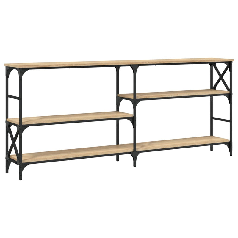 Wandtafel 180x29x76,5 cm bewerkt hout sonoma eikenkleurig MeubelReus