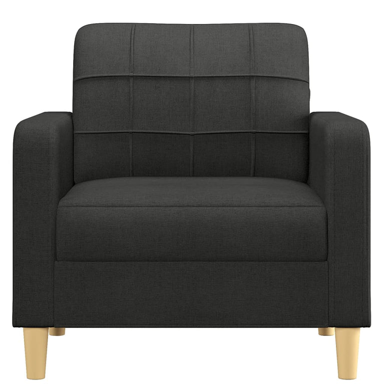 Fauteuil 60 cm stof zwart