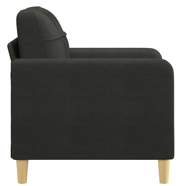 Fauteuil 60 cm stof zwart