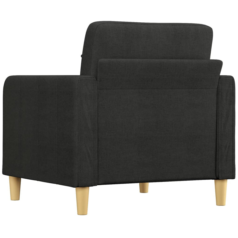 Fauteuil 60 cm stof zwart