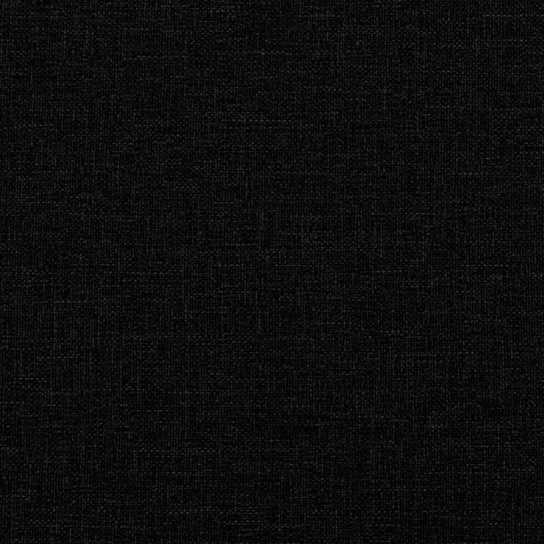 Tweezitsbank 120 cm stof zwart