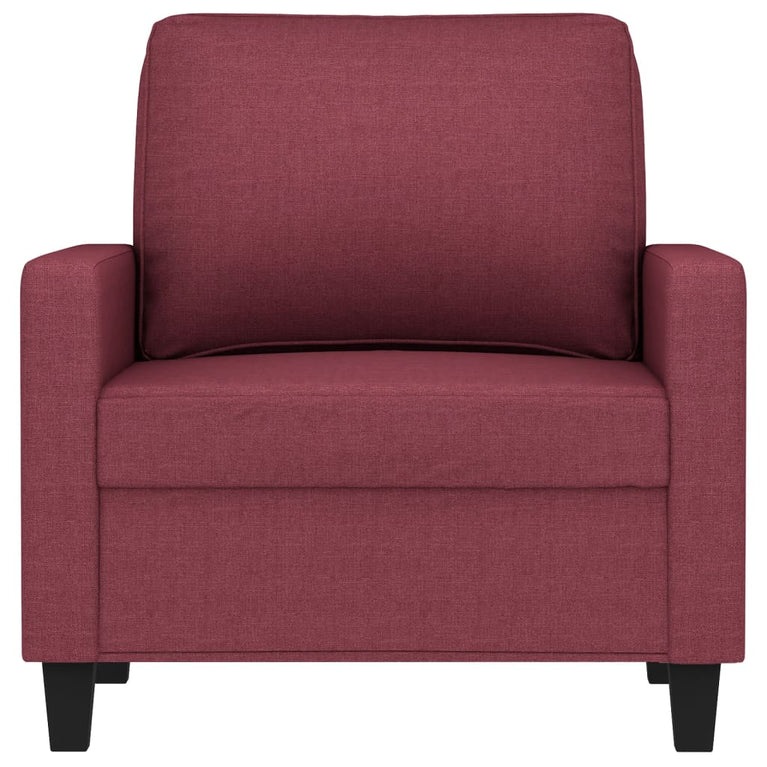 Fauteuil 60 cm stof wijnrood MeubelReus