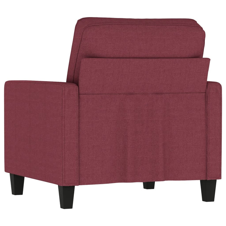 Fauteuil 60 cm stof wijnrood MeubelReus
