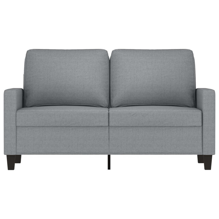 Tweezitsbank 120 cm stof lichtgrijs MeubelReus