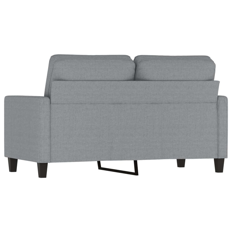 Tweezitsbank 120 cm stof lichtgrijs MeubelReus
