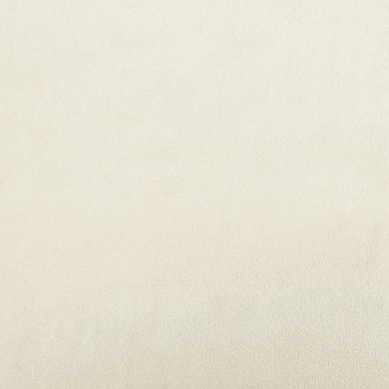 Tweezitsbank 140 cm fluweel crèmekleurig