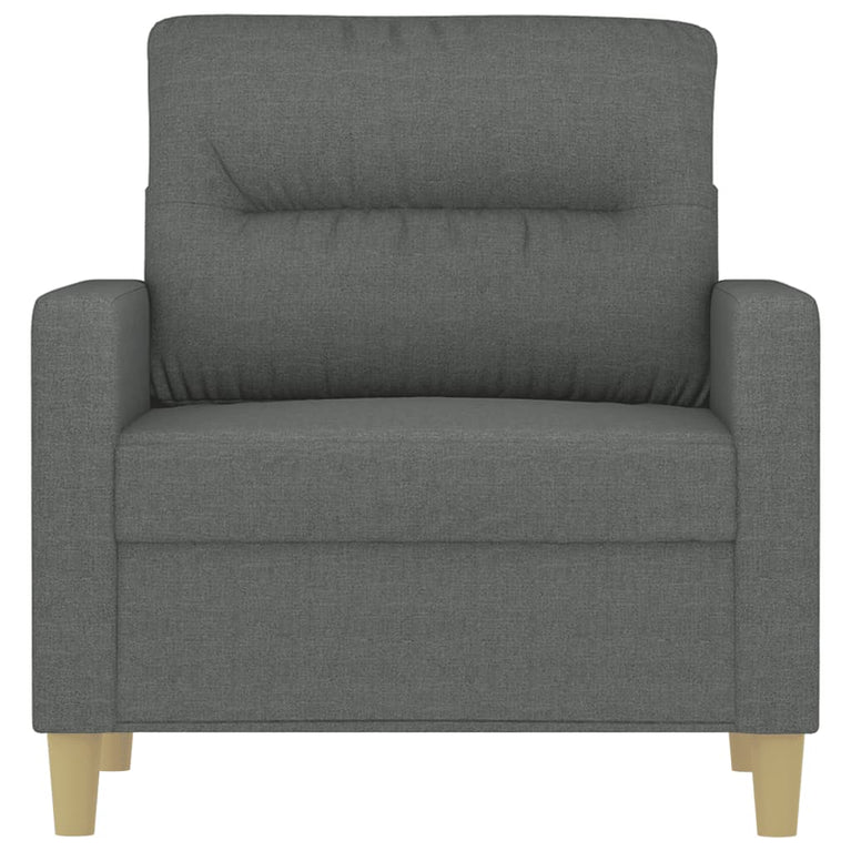 Fauteuil 60 cm stof donkergrijs MeubelReus