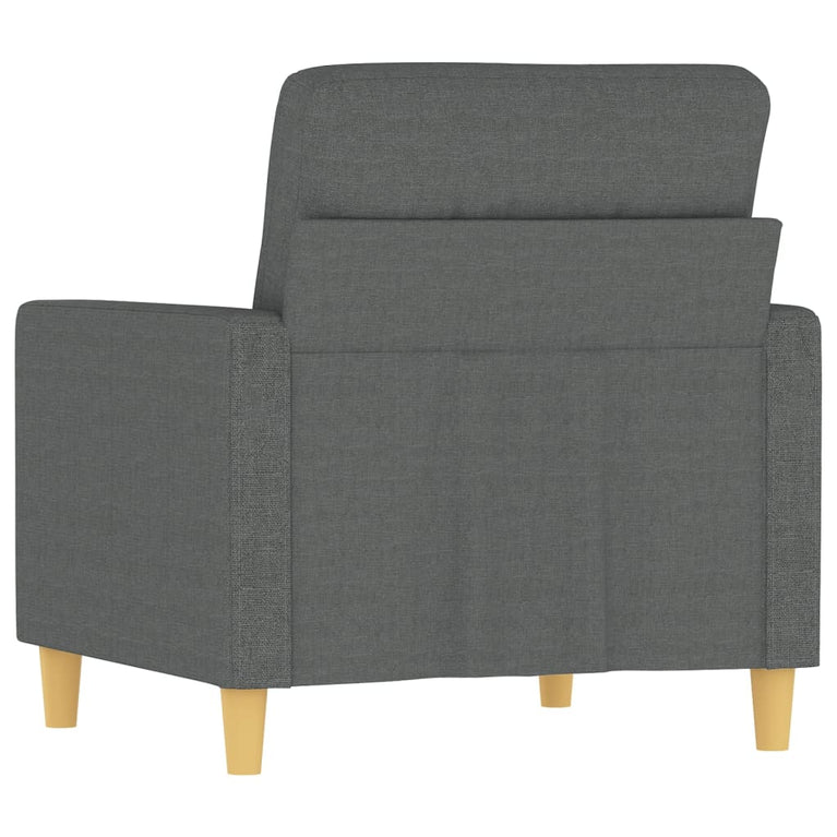 Fauteuil 60 cm stof donkergrijs MeubelReus