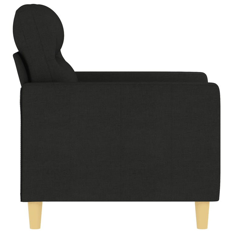 Fauteuil 60 cm stof zwart MeubelReus