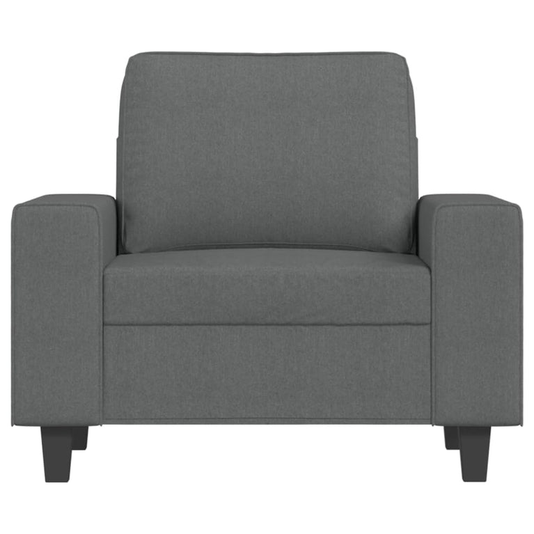Fauteuil 60 cm stof donkergrijs