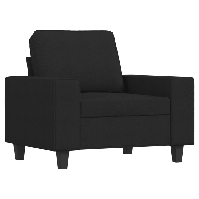 Fauteuil 60 cm stof zwart