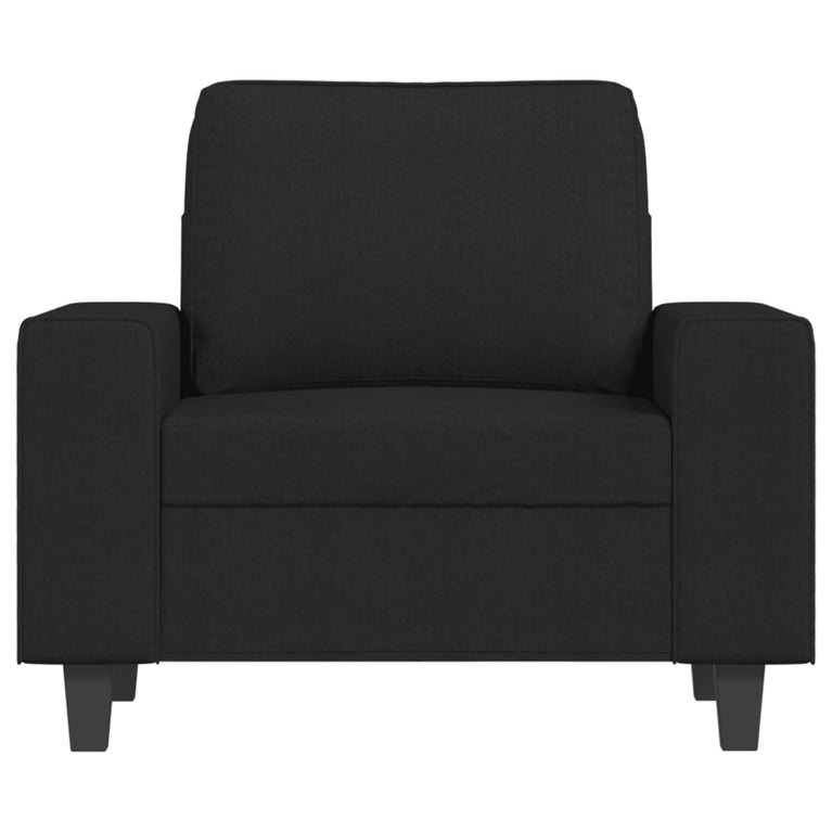 Fauteuil 60 cm stof zwart