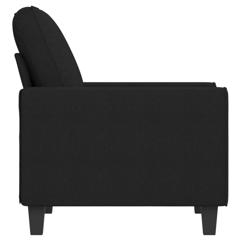 Fauteuil 60 cm stof zwart