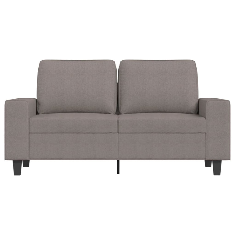 Tweezitsbank 120 cm stof taupe