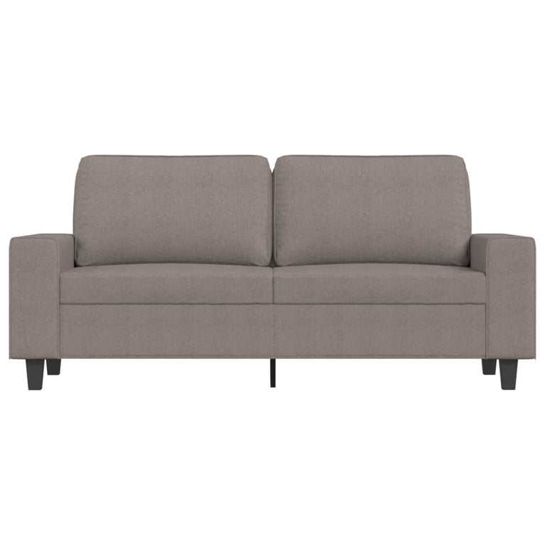 Tweezitsbank 140 cm stof taupe
