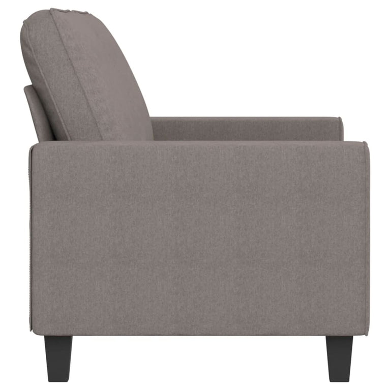 Tweezitsbank 140 cm stof taupe