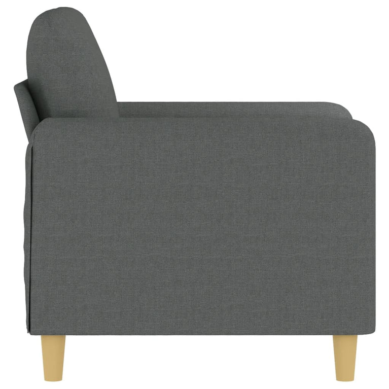 Fauteuil 60 cm stof donkergrijs