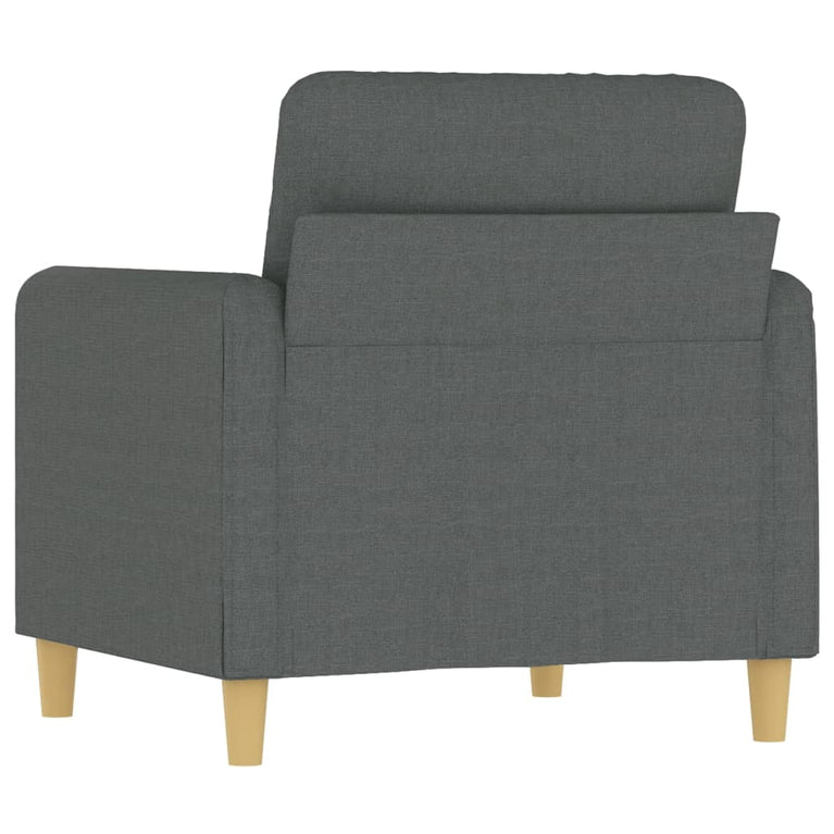 Fauteuil 60 cm stof donkergrijs