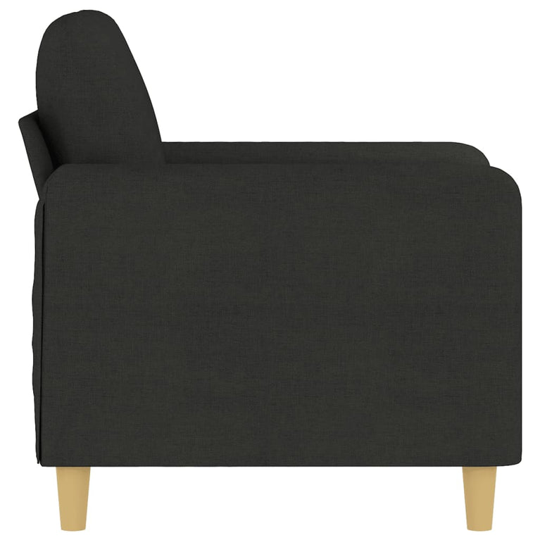 Fauteuil 60 cm stof zwart