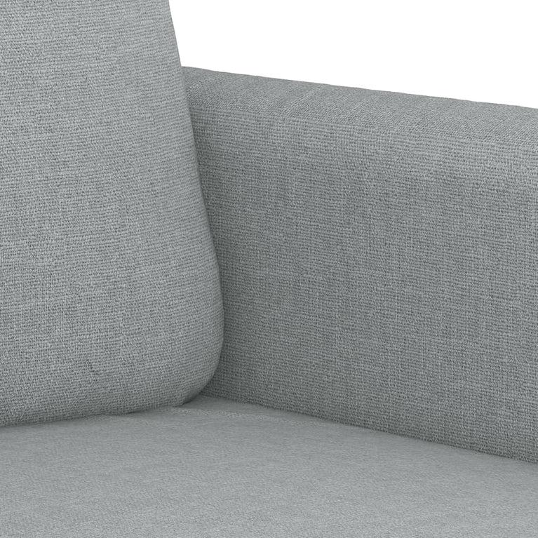 Tweezitsbank 120 cm stof lichtgrijs