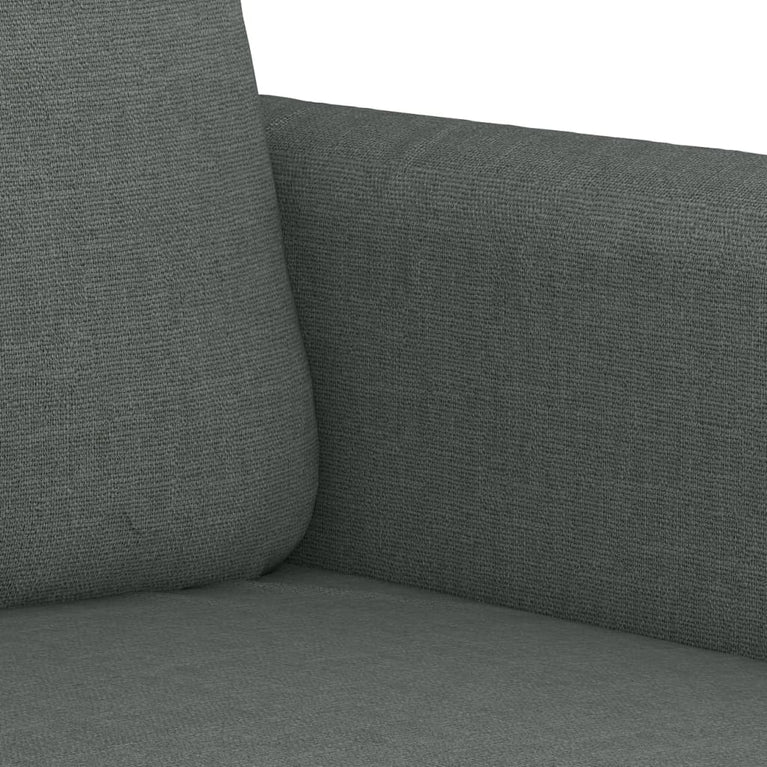 Tweezitsbank 140 cm stof donkergrijs