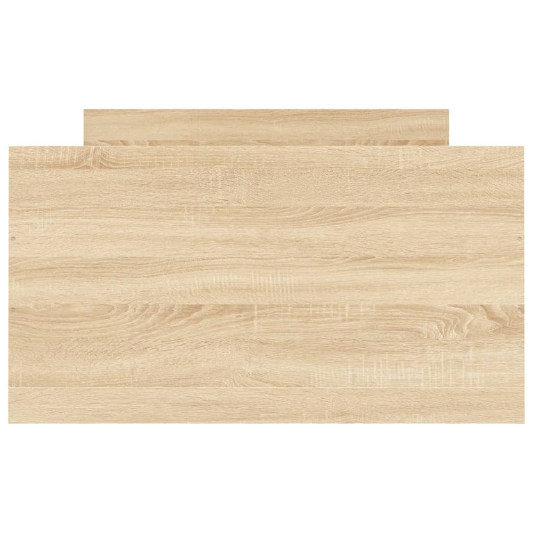 Bedframe met hoofd- en voeteneinde sonoma eikenkleur 90x190 cm
