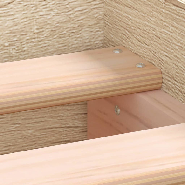 Bedframe met hoofd- en voeteneinde sonoma eikenkleur 90x190 cm