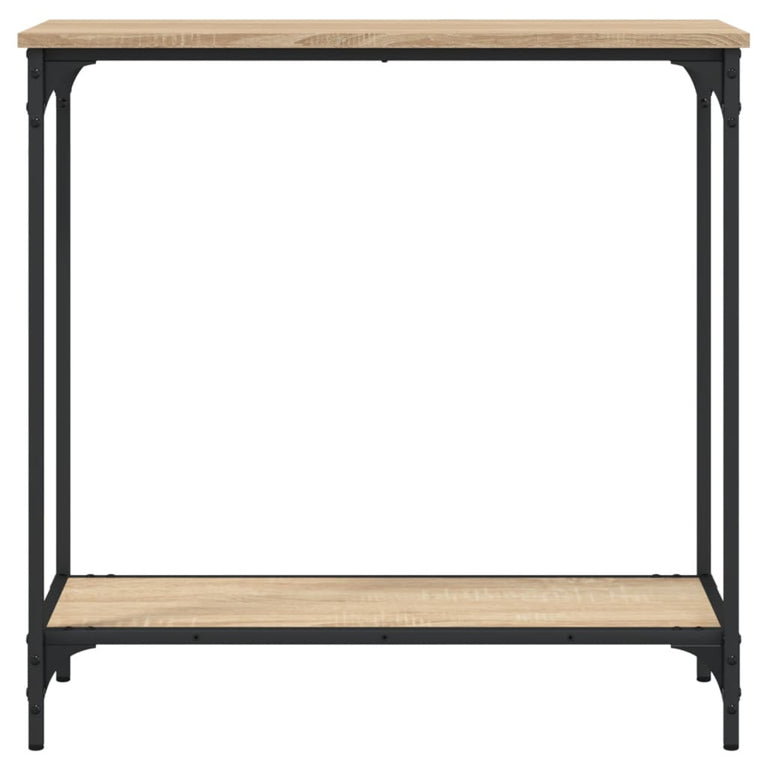 Wandtafel 75x30,5x75 cm bewerkt hout sonoma eikenkleurig MeubelReus