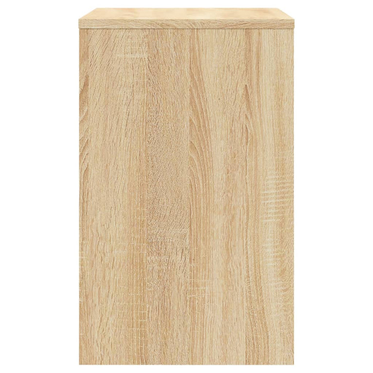 3-delige Tafeltjesset bewerkt hout sonoma eikenkleurig