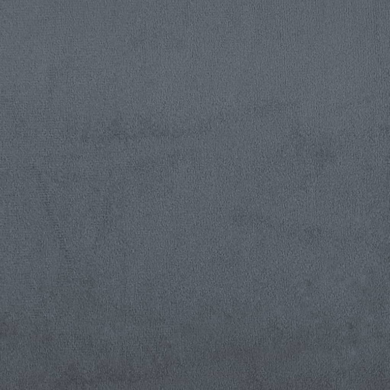 Bankje met rugleuning 119,5x64,5x75 cm fluweel donkergrijs MeubelReus