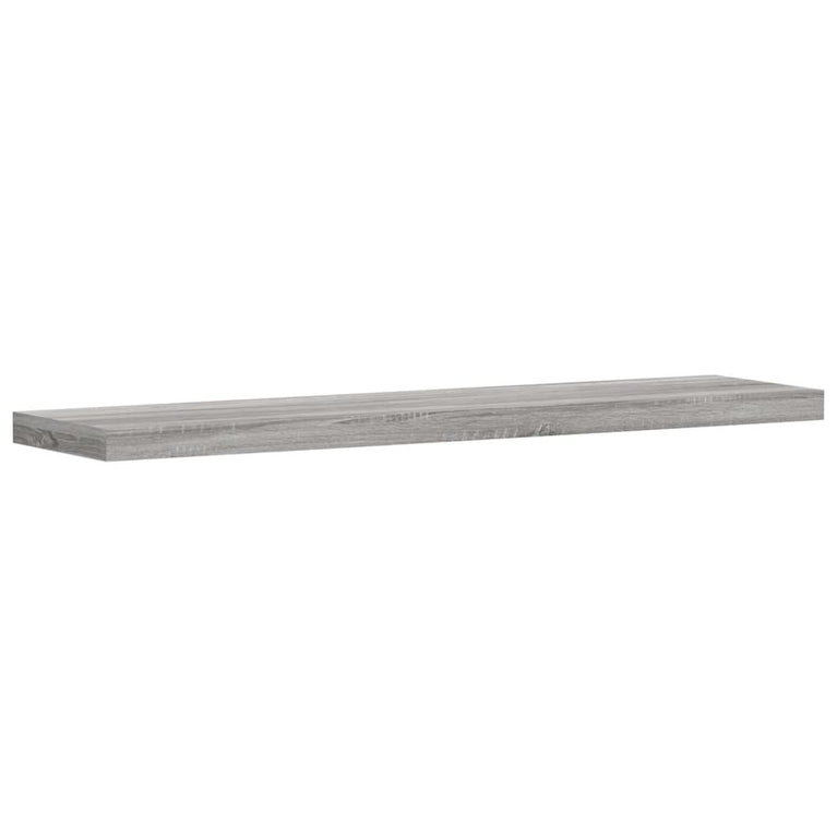 Wandschappen 8 st 40x10x1,5 cm bewerkt hout grijs sonoma eiken