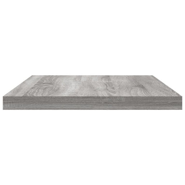 Wandschappen 4 st 40x20x1,5 cm bewerkt hout grijs sonoma eiken
