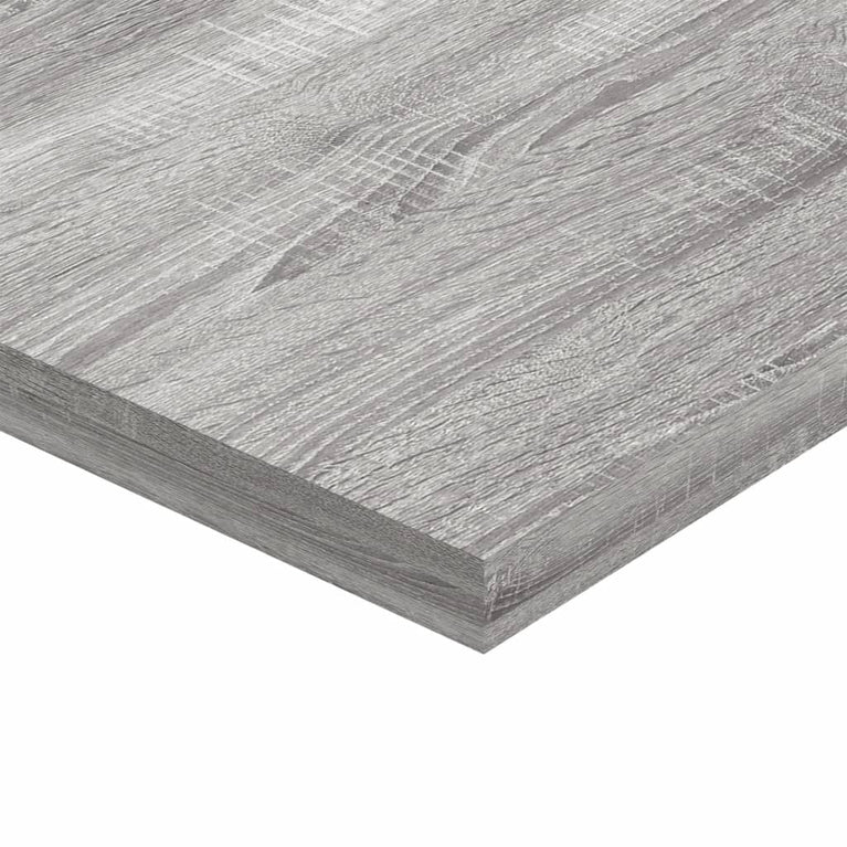 Wandschappen 4 st 40x20x1,5 cm bewerkt hout grijs sonoma eiken