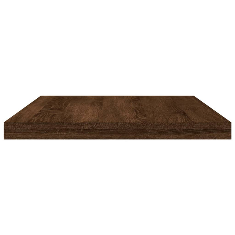 Wandschappen 4 st 40x20x1,5 cm bewerkt hout bruineikenkleurig