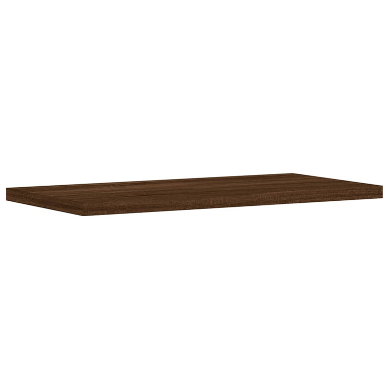 Wandschappen 8 st 40x20x1,5 cm bewerkt hout bruineikenkleurig