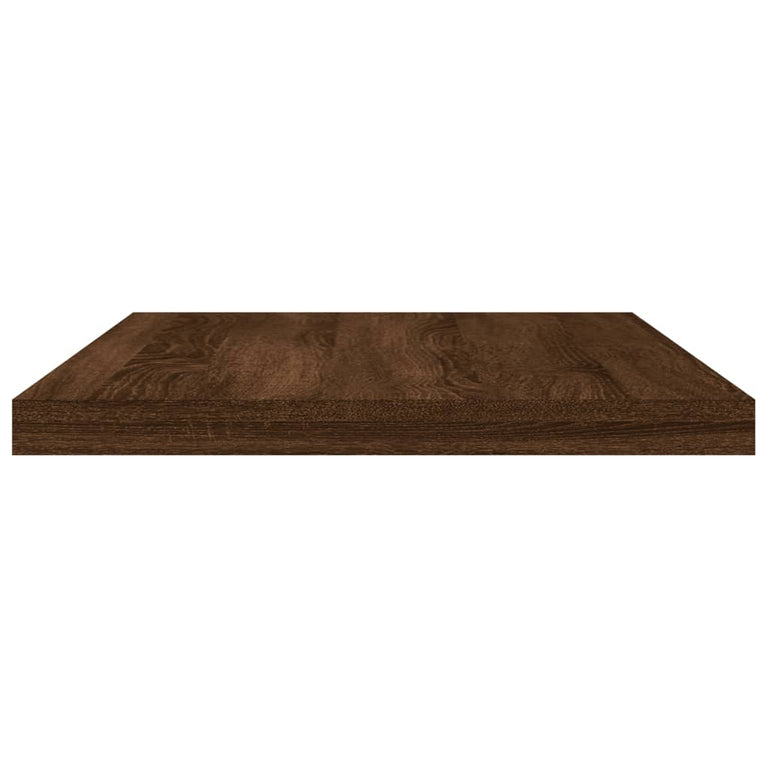 Wandschappen 8 st 40x20x1,5 cm bewerkt hout bruineikenkleurig