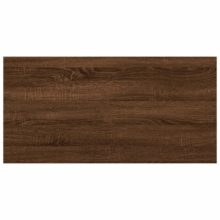 Wandschappen 8 st 40x20x1,5 cm bewerkt hout bruineikenkleurig