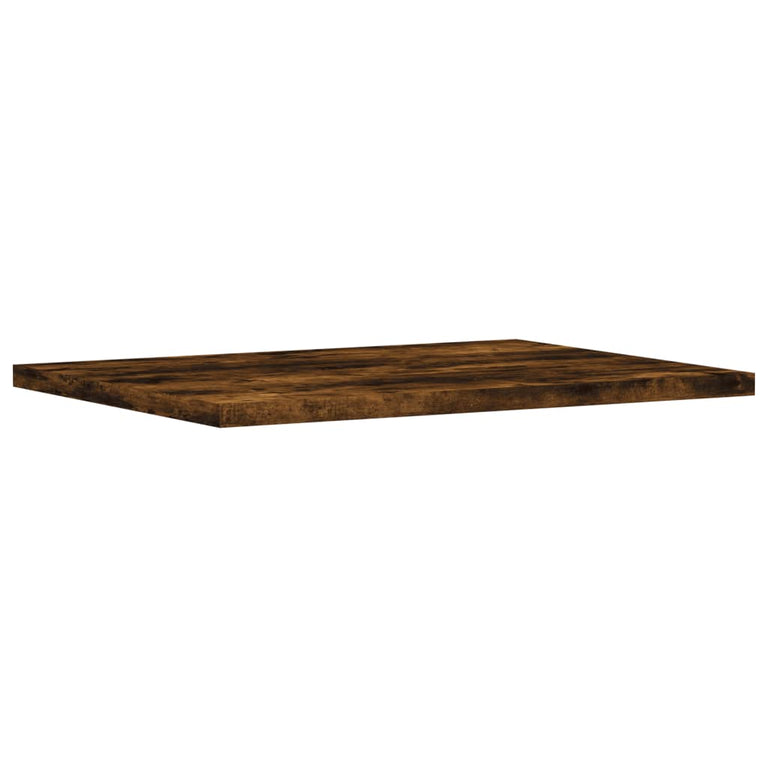 Wandschappen 4 st 40x30x1,5 cm bewerkt hout gerookt eikenkleur