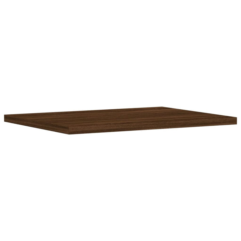 Wandschappen 4 st 40x30x1,5 cm bewerkt hout bruineikenkleurig