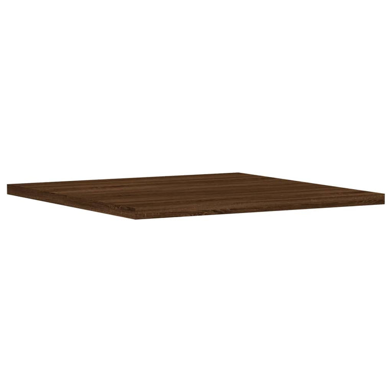 Wandschappen 4 st 40x40x1,5 cm bewerkt hout bruineikenkleurig