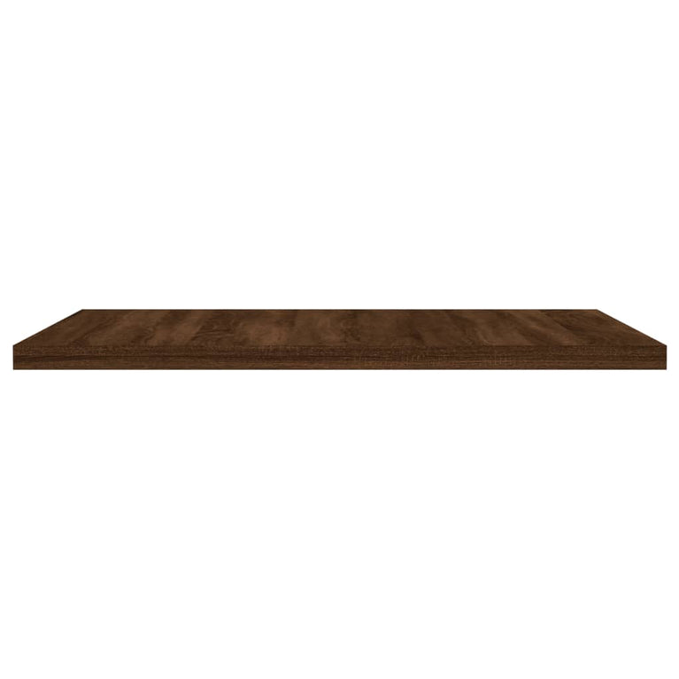 Wandschappen 4 st 40x40x1,5 cm bewerkt hout bruineikenkleurig