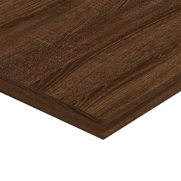 Wandschappen 4 st 40x40x1,5 cm bewerkt hout bruineikenkleurig