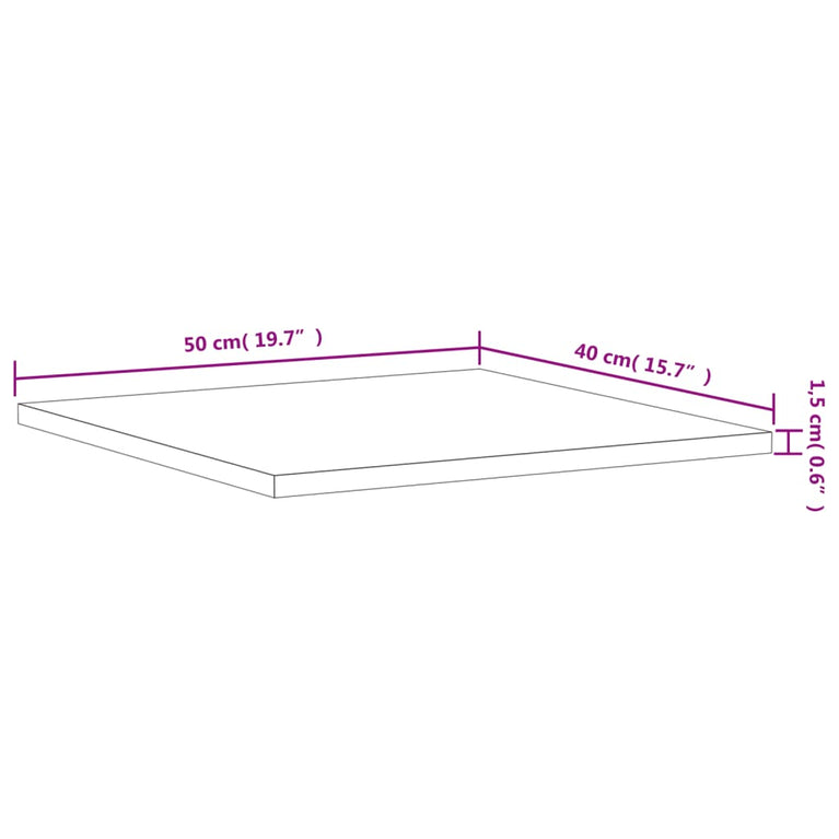 Wandschappen 4 st 40x50x1,5 cm bewerkt hout grijs sonoma eiken