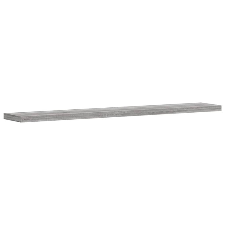 Wandschappen 4 st 60x10x1,5 cm bewerkt hout grijs sonoma eiken