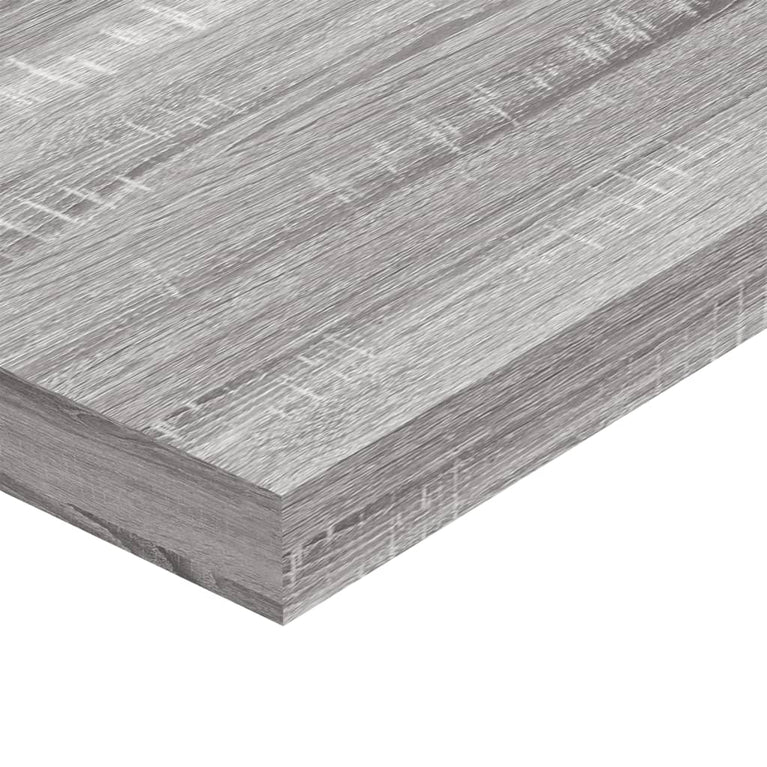 Wandschappen 4 st 60x10x1,5 cm bewerkt hout grijs sonoma eiken