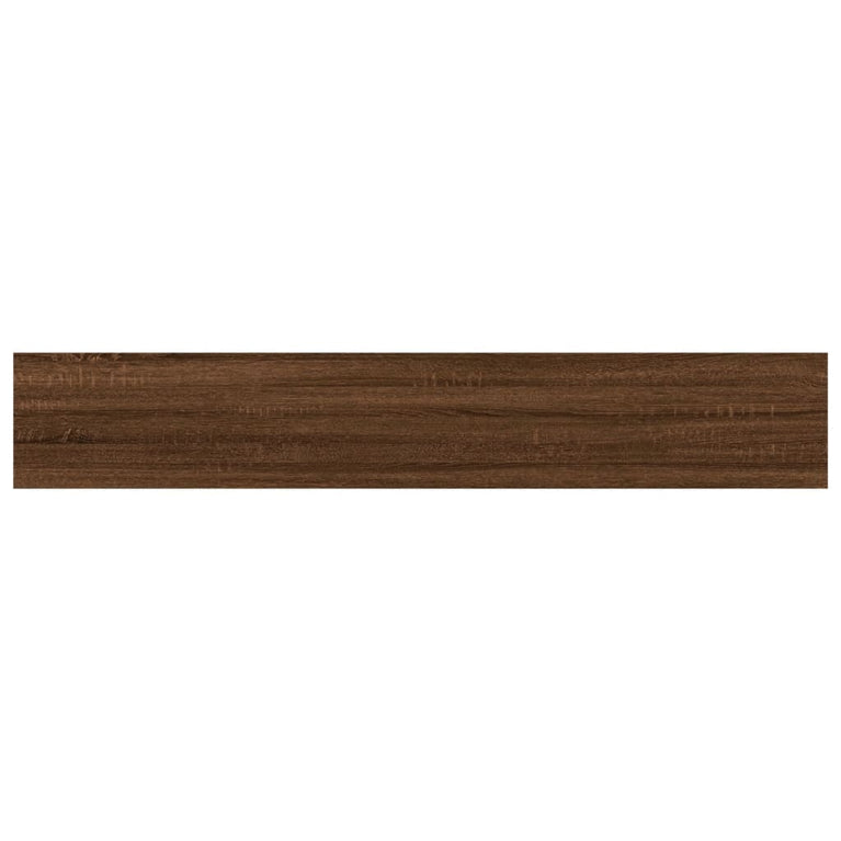 Wandschappen 4 st 60x10x1,5 cm bewerkt hout bruineikenkleurig