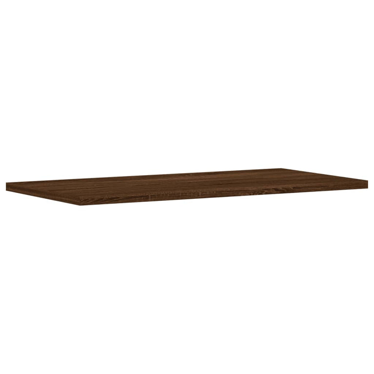 Wandschappen 4 st 60x20x1,5 cm bewerkt hout bruineikenkleurig