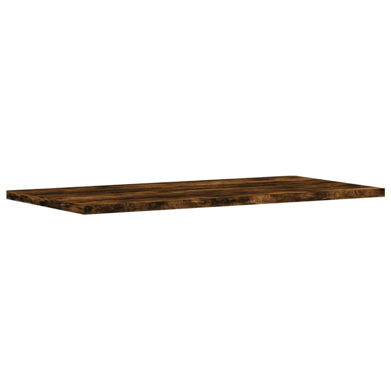 Wandschappen 4 st 60x30x1,5 cm bewerkt hout gerookt eikenkleur