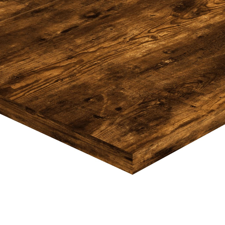 Wandschappen 4 st 60x40x1,5 cm bewerkt hout gerookt eikenkleur