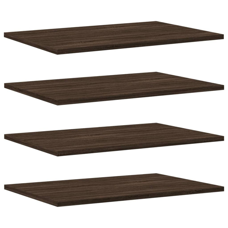 Wandschappen 4 st 60x40x1,5 cm bewerkt hout bruineikenkleurig